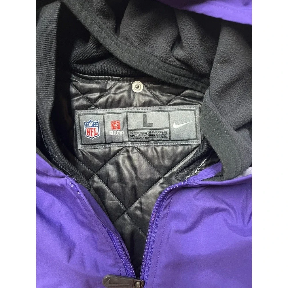 Nike Minnesota Vikings NFL Team Down Filled Sideline Football Coat Parka L